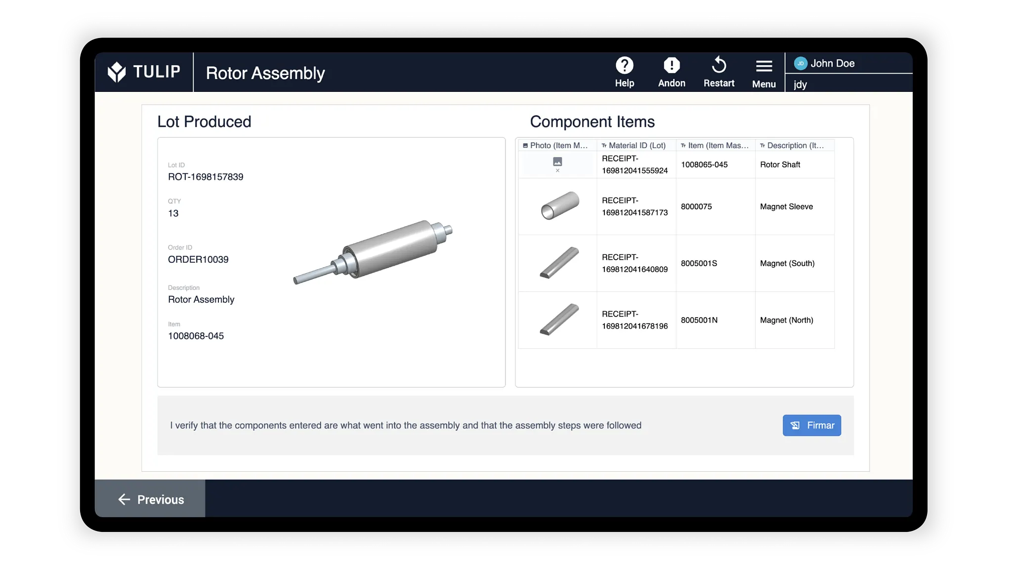 Traceability and Genealogy Rotor Assembly.webp