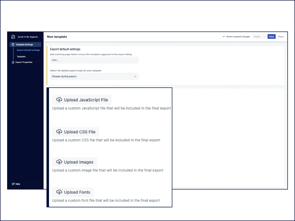 TML-Exporter_Key-Features_2_Customize Your HMTL Exports@2x.png