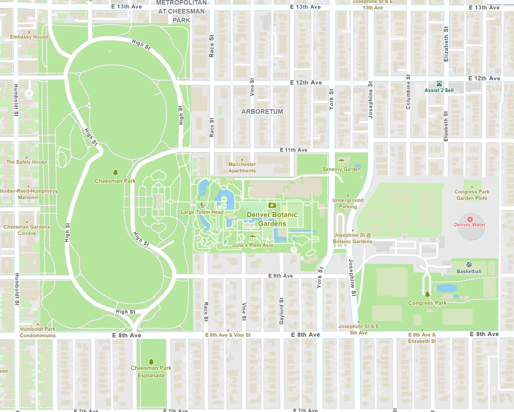 GIS+vector+map+of+Denver+botanical+gardens.webp