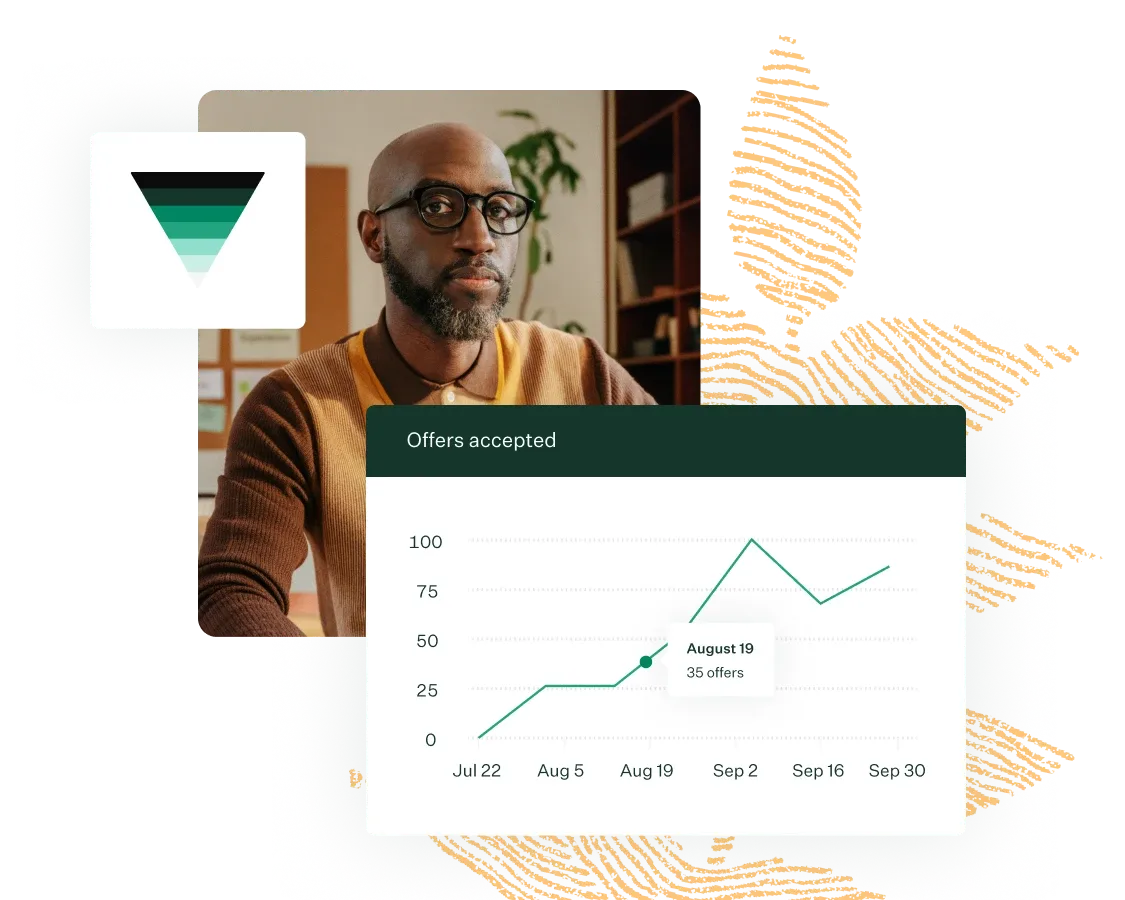 Greenhouse-reports-offers-accepted-UI-man-posing-in-marigold-shirt-and-marigold-fingerprint-leaf-illustration-collage_M_300.png