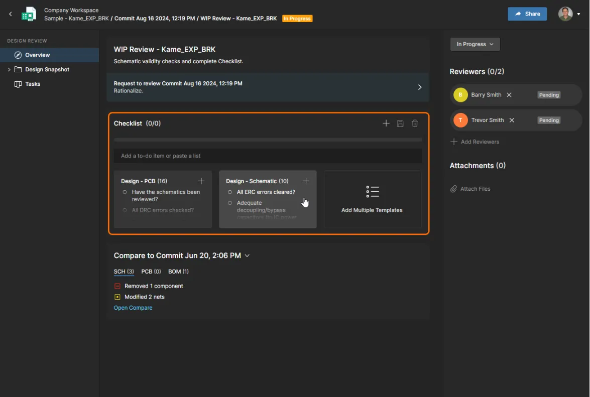 Design Review feature - checklist templates.png
